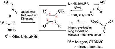 Direct Access to Substituted 4-CF3 β-Lactams at the C-3 Position